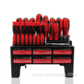 set with plastic holder multifunctional tool set